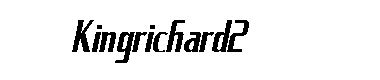 Kingrichard2字体