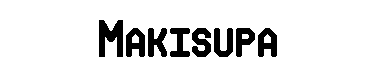 Makisupa字体