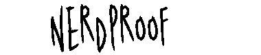 Nerdproof字体