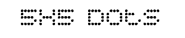 5x5 Dots字体