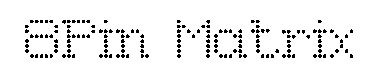 8Pin Matrix字体
