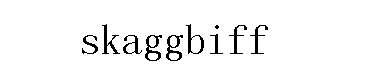 Skaggbiff字体