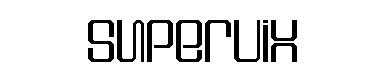 Supervix字体