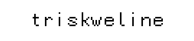 Triskweline 10字体