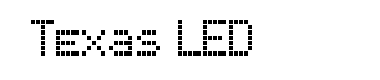 Texas LED字体