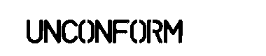 Unconform字体