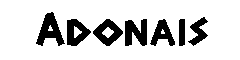 Adonais字体