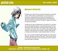 女生个性网站模板