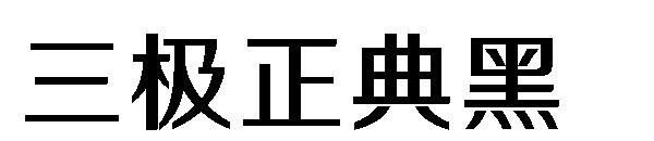 三极正典黑