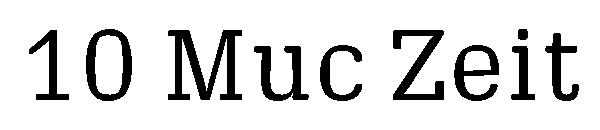 10 Muc Zeit字体