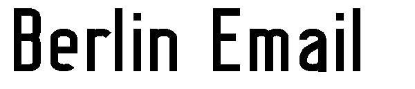 Berlin Email字体