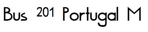 Bus 201 Portugal M字体