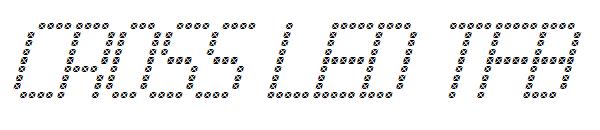 Cross Led TFB字体