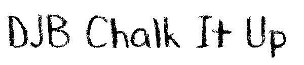DJB Chalk It Up字体