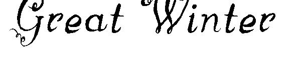Great Winter字体