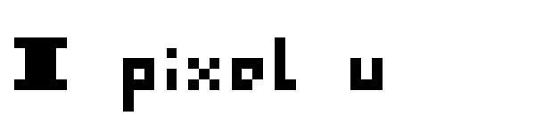 I pixel u字体