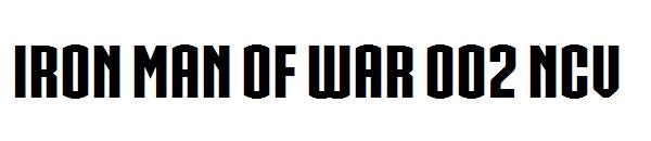Iron Man Of War 002 NCV字体