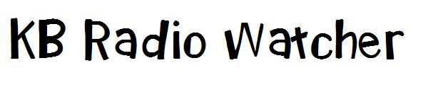 KB Radio Watcher字体