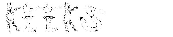 Keeks字体