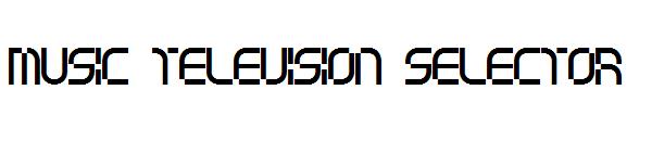 Music Television Selector字体