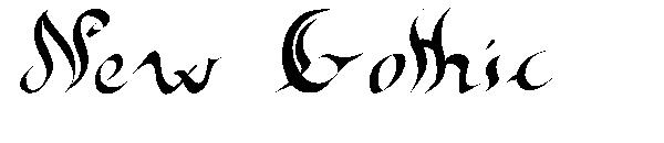 New Gothic字体