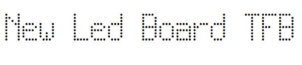 New Led Board TFB字体