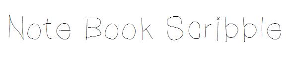 Note Book Scribble字体