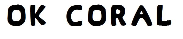 Ok Coral字体