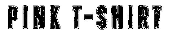 Pink T-shirt字体