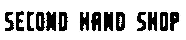 Second Hand Shop字体