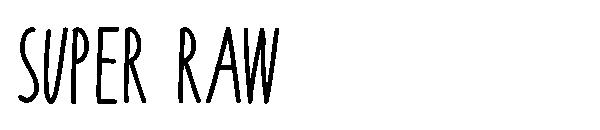 Super Raw字体