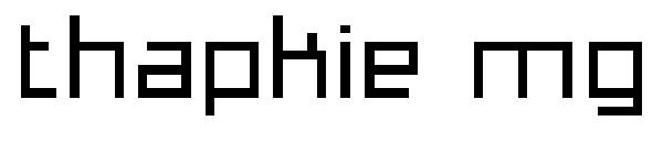 Thapkie MG字体