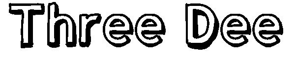 Three Dee字体