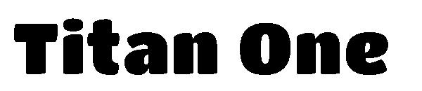 Titan One字体