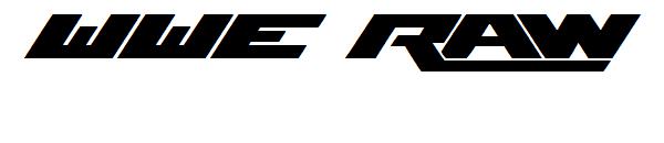 WWE Raw字体