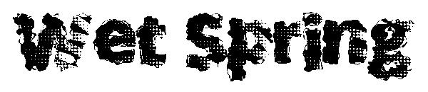 Wet Spring字体