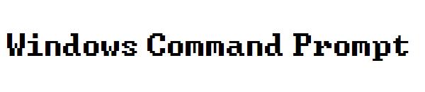 Windows Command Prompt字体