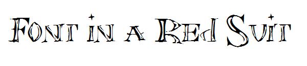 Font in a Red Suit字体