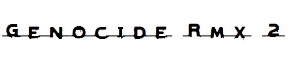 Genocide Rmx 2字体