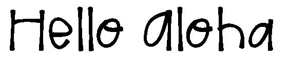 Hello Aloha字体