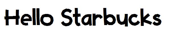 Hello Starbucks字体
