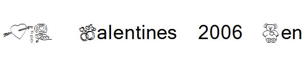 KR Valentines 2006 Ten字体