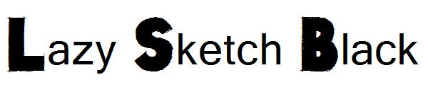 Lazy Sketch Black字体