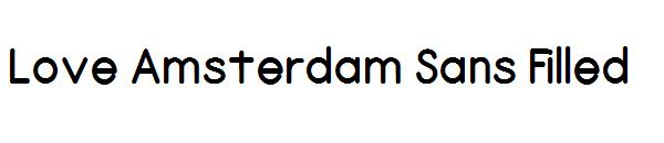 Love Amsterdam Sans Filled字体