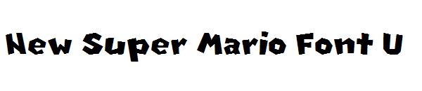New Super Mario Font U字体