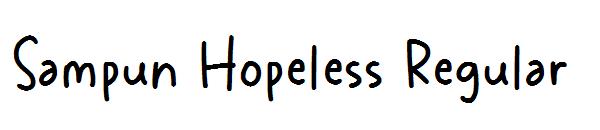 Sampun Hopeless Regular字体