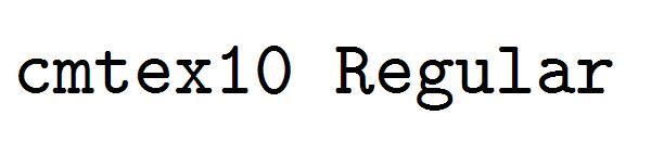 cmtex10 Regular字体