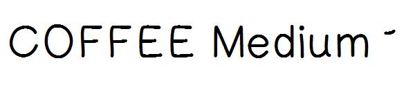 COFFEE Medium字体