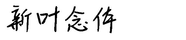 新叶念体