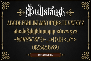 Bullstand字体